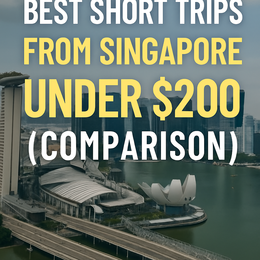 Best Short Trips from Singapore Under $200 (Comparison)