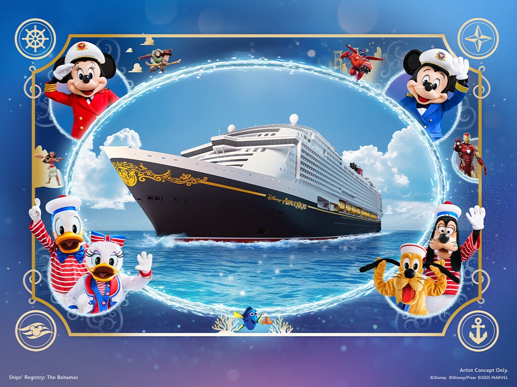 Disney Cruise Line Maiden Voyage from Singapore - Limited Cabins Still Available for 10 March! 