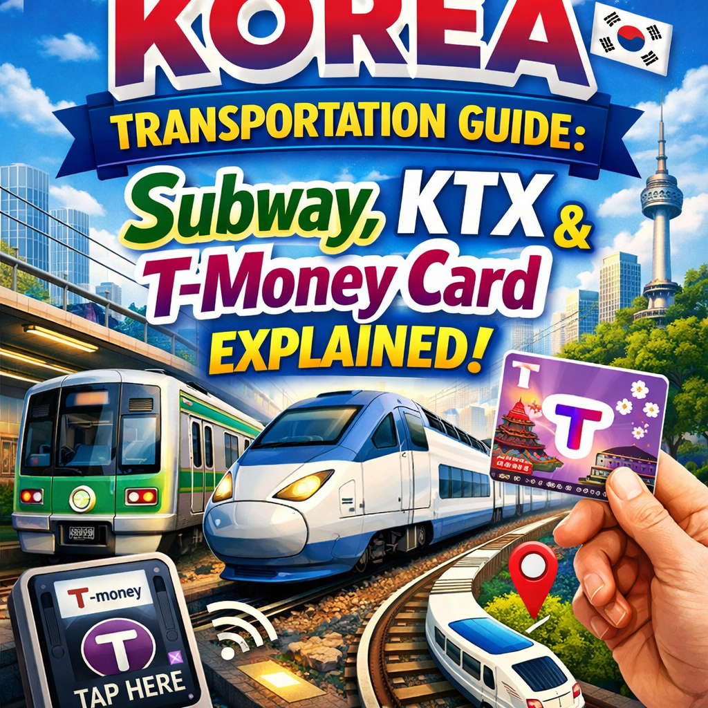 Korea Transportation Guide: Subway, KTX & T-Money Card Explained