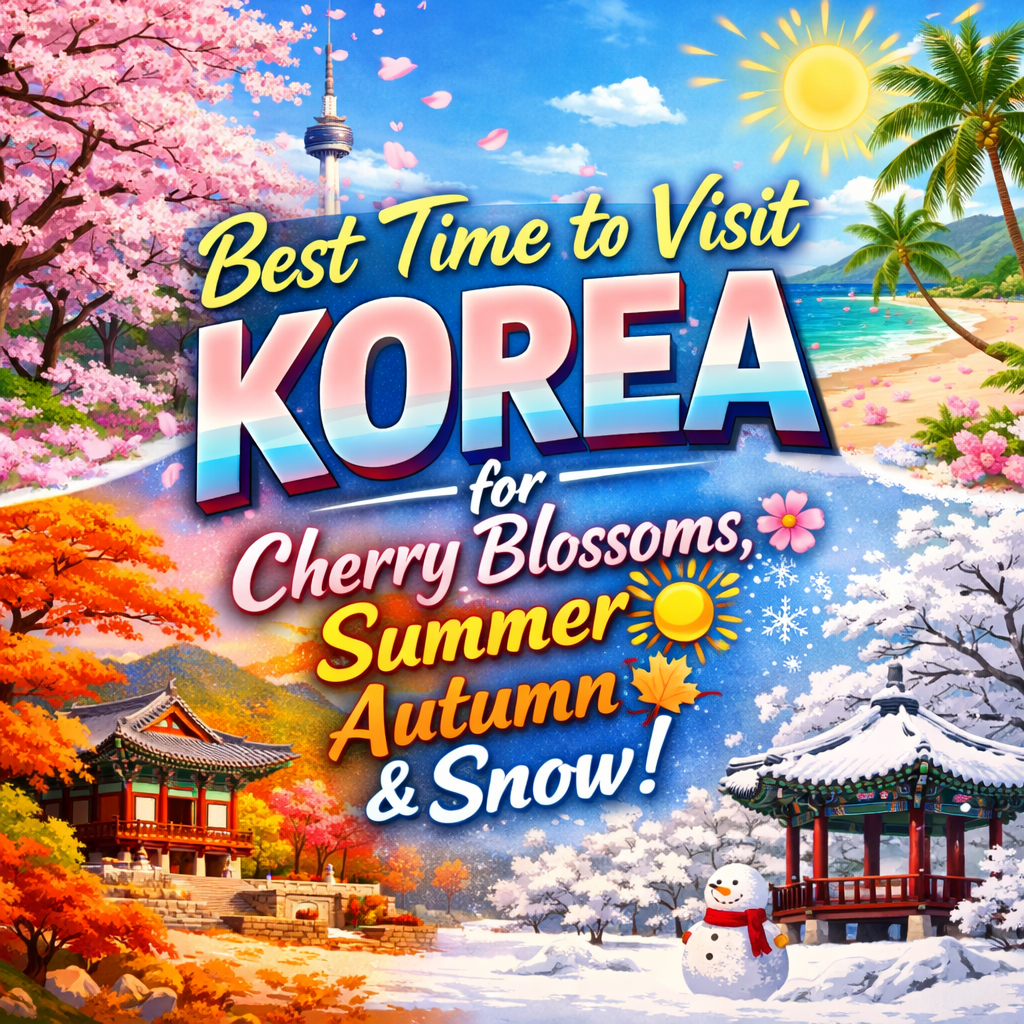 Best Time to Visit Korea for Cherry Blossoms, Summer, Autumn & Snow