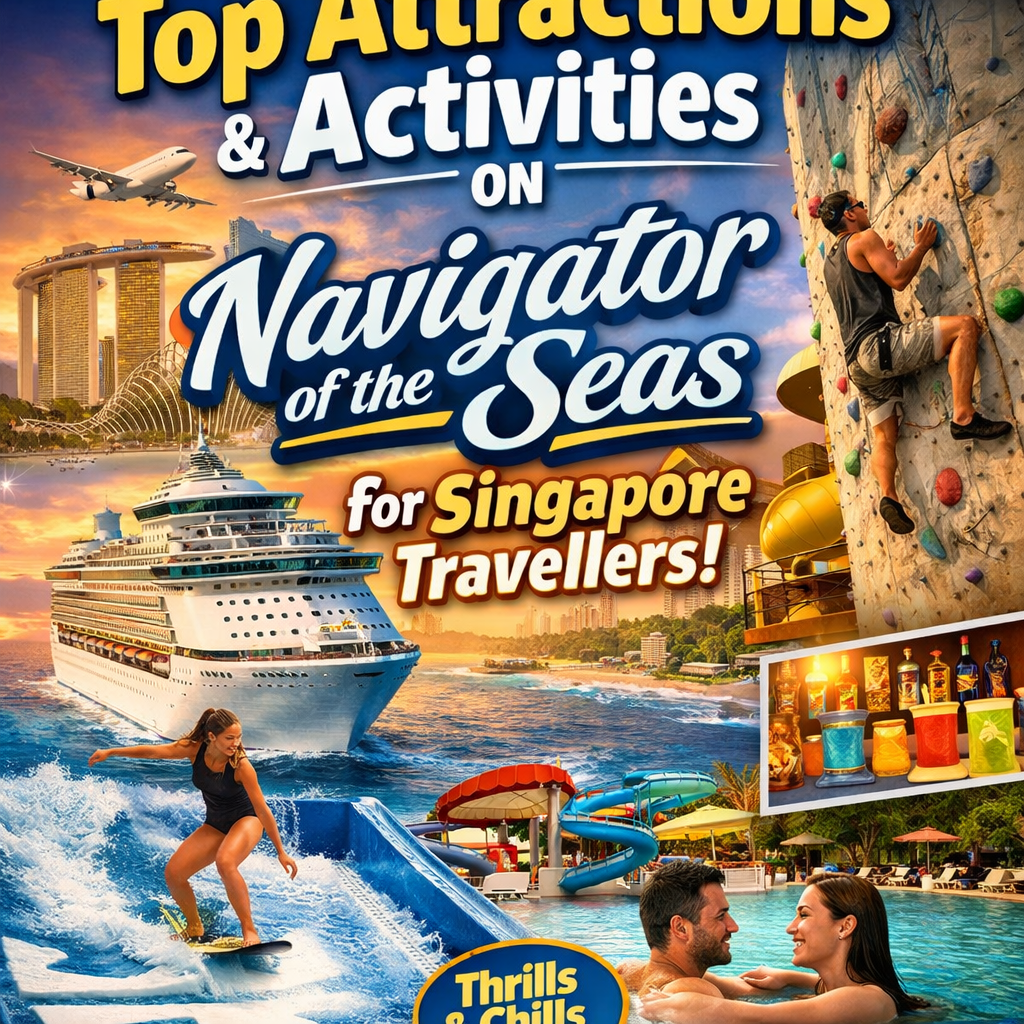 Top Attractions and Activities on Navigator of the Seas for Singapore Travellers