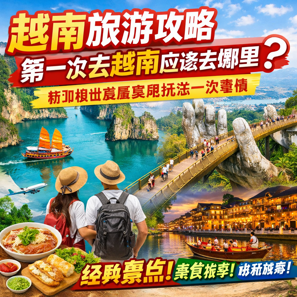 越南旅游攻略：第一次去越南应该去哪里？新加坡出发最实用玩法一次看懂