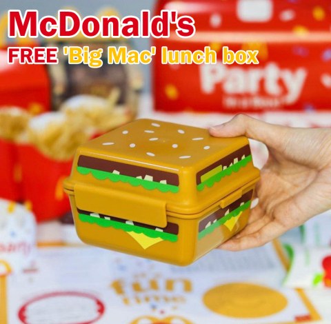 McDonald's give away 'Big Mac' lunch boxes