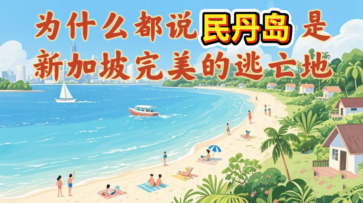 为什么都说民丹岛是新加坡完美的周末逃亡地？