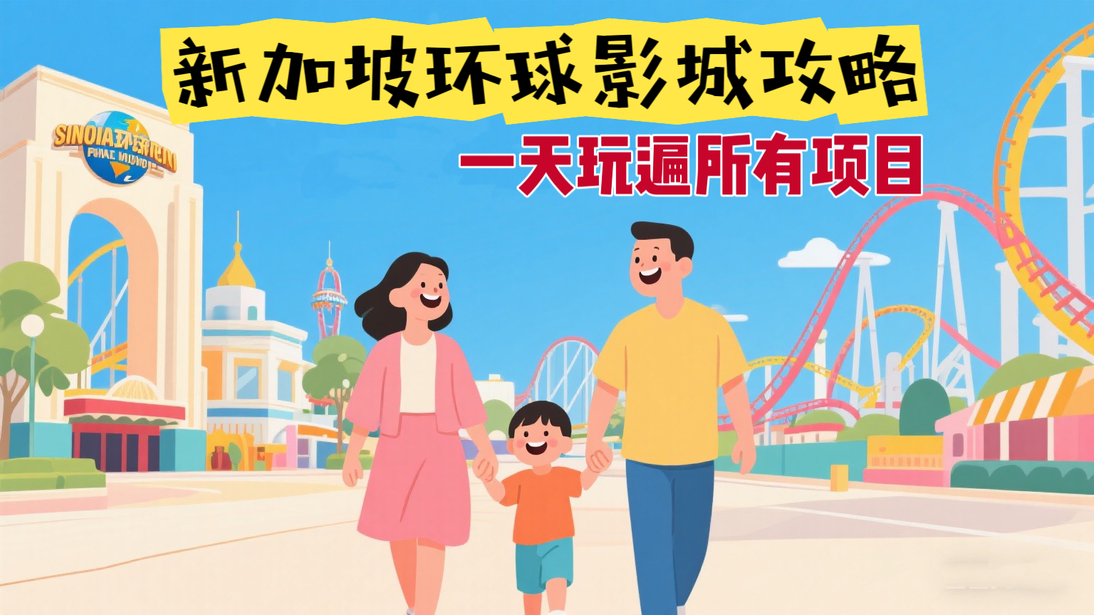 新加坡环球影城，一天玩遍所有项目？我试了这5个技巧！